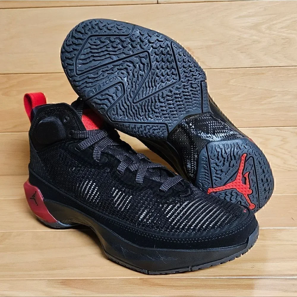 Air Jordan 37 Size 6 Youth 6Y Black Red Kids Basketball Shoe Sneaker DD7421-007